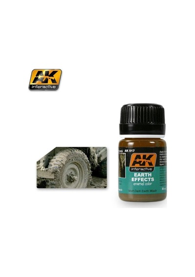 35 Ml. Toprak Efekti Enamel Maket Boyası, Ak Interactive 017 Standart