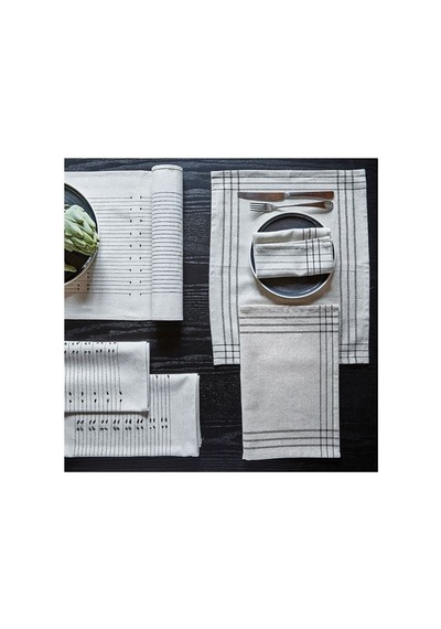 Ikea Vårarv Amerikan Servis, Koyu Gri-natürel, 35x45 Cm
