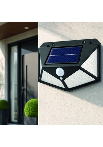 Solar Hareket Sensörlü 3 Modlu Led Duvar Aydınlatma Lambası