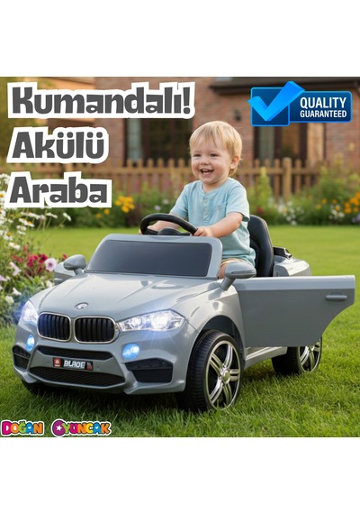 Blade Gt Gri Uzaktan Kumandalı 4x2 12 Volt Akülü Araba - Rc Bmw Akülü Araba Çok Renkli