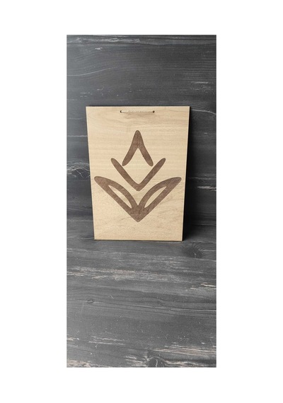 Yantra Başarı Sembolü Ahşap