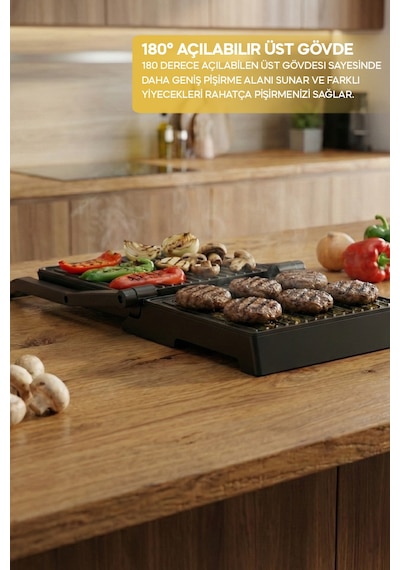 Sinbo SSM-2594 1000 W Izgara Ve Tost Makinesi