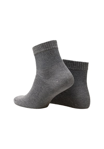 Thermoform Relax 2'Li Kısa Çorap Smoke Koyu Gri