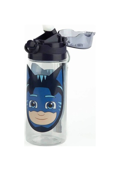 Çocuk Pj Mask 500 Ml Plastik Matara Şeffaf