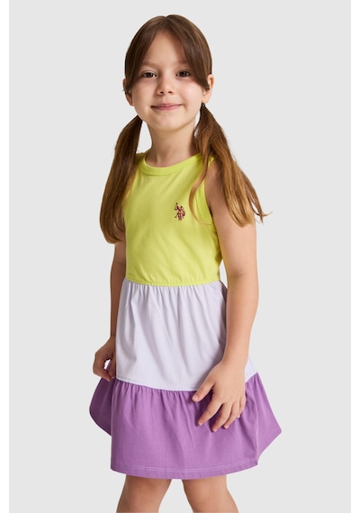U.S. Polo Assn. Kız Çocuk Fıstık Elbise Örme 50325651-vr087