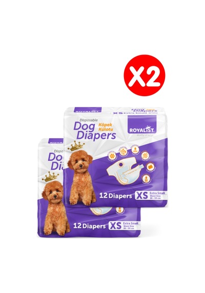 Köpek Külodu Xsmall 12'li 2x12 24 Adet