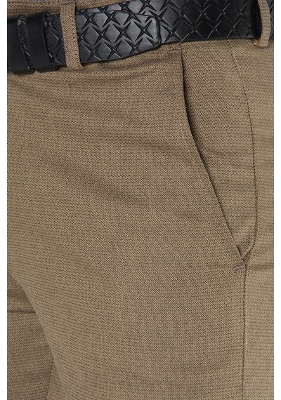 Terapi Men Bal Rengi Slim Fit Pamuklu İtalyan Kesim Pantolon Bal Rengi