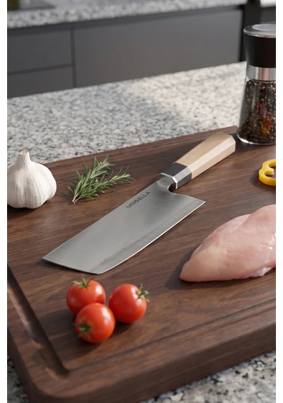 Unıqella Bladepro Classico Nakiri Bıçak 180mm Çelik