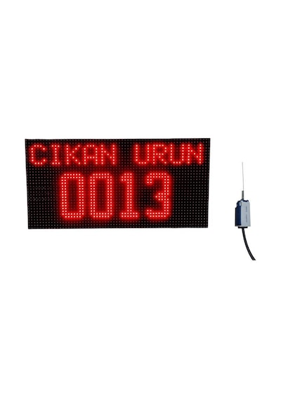 Sanec Fabrika Bant Sayıcı Kasa Ölçüsü 32x64 Cm Çok Renkli