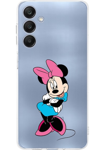 Samsung Galaxy A26 İle Uyumlu Minnie Mouse 4 Baskılı Kamera Korumalı Şeffaf Kılıf Şeffaf