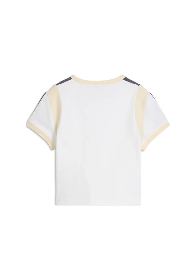 Puma Graphic Ringer Baby Tee Beyaz Kadın T-shirt