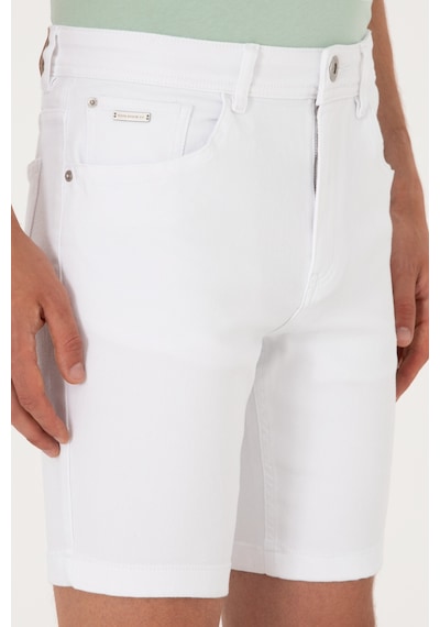 U.s. Polo Assn. Erkek Beyaz Şort Jean 50304345-dn0015 Whıte