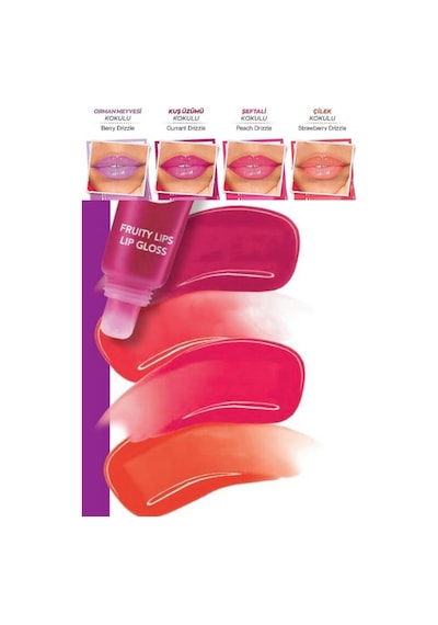 Color Trend Fruity Dudak Parlatıcı 10 Gr. Peach Drizzle Diğer