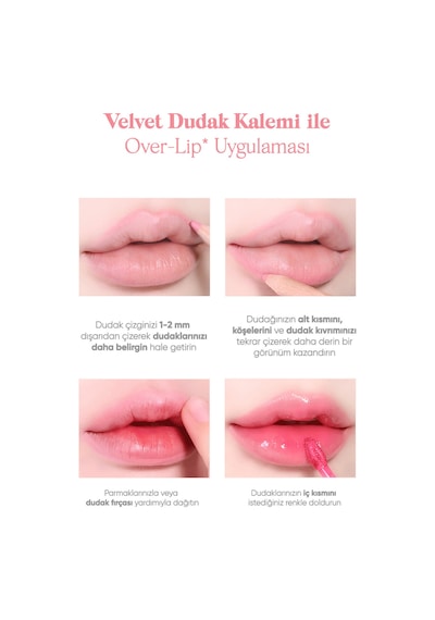 Kremsi e Sahip Dudak Kalemi Ve Kalemtıraş Seti Clıo Velvet Lip Pencil Set 05 Soft Berry 05