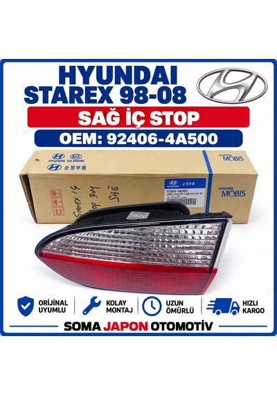 Hyundaı Starex 98-08 Sağ İç Stop 92406-4a500