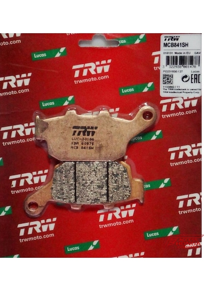 TRW LUCAS MCB841SH SİNTER ARKA FREN BALATA - KAWASAKİ - 650 KLE VERSYS /
Z 650 - 750 - 800 - 900 / SUZUKİ 250 GW İNAZUMA / 650 SV ABS / GLADİUS