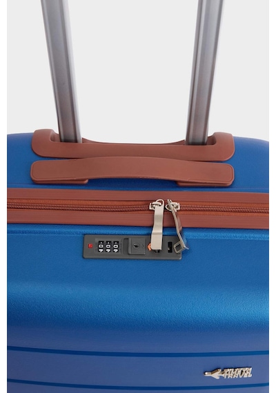 Defacto Unisex Sert Kapaklı Orta Valiz H2405axnsbe645 Mavi-be645