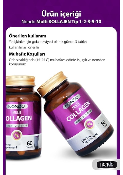 Nondo Multi Kolejen 60 Tablet