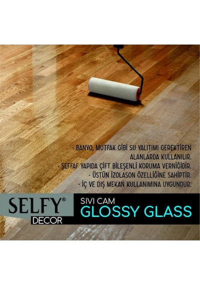 Rich Selfy Decor Glossy Glass Sıvı Cam 1000+500 gr.