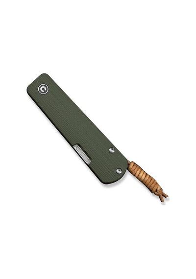 Civivi Slippy Sendy Milled Green & Red G10 Handle Satin Finished Nitro-v Blade Kamp Çakı Yeşil