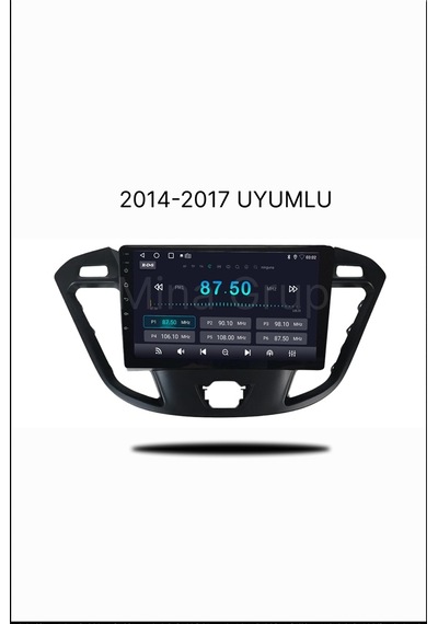 Snp Serisi Ford Transit Custom Uyumlu 9" Multimedya Android Teyp 2012-2017 4-64 Gb + Kamera 9"