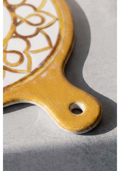 Worn Gold Peynir Sunum Tabağı 26 Cm Çok Renkli