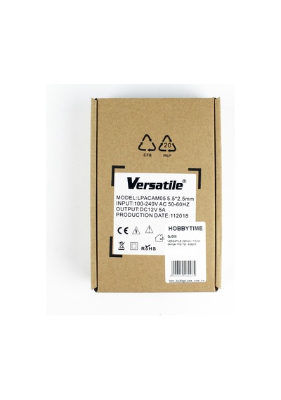 Versatile 220volt / 12volt 5amper Priz Tipi Adaptör