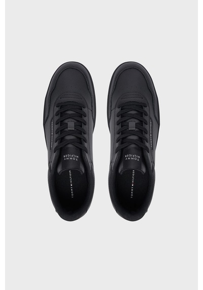 Tommy Hilfiger Deri Sneaker Ayakkabı Erkek Ayakkabı Fm0fm05927 Bds Siyah