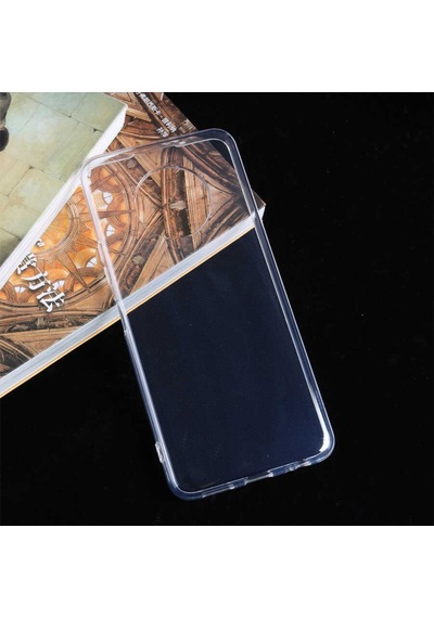 Infinix Note 7 Kılıf Şeffaf Silikon Hibrit Case Renksiz