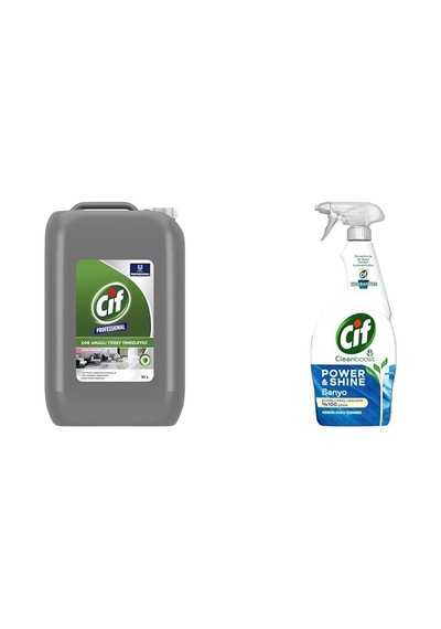 Profesyonel Genel Yüzey Temizleyici Çok Amaçlı Genel Yüzey Temizleyici 10 L 1 Cif Power Shine Cleanboost Sprey Temizleyici Banyo İçin Temizleyici Ve Kireç Çözücü 750 Ml 2