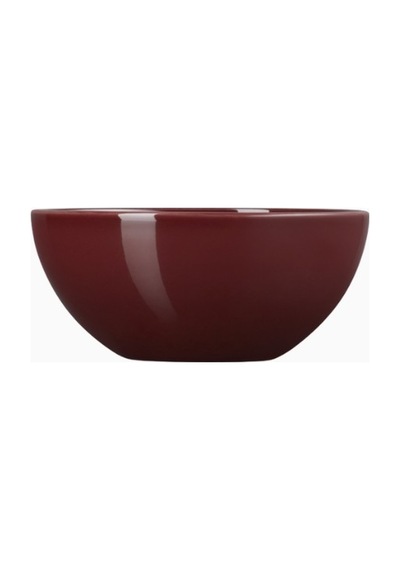 Le Creuset Seramik Şık Tasarım Atıştırmalık Kasesi Bordo