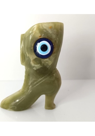 Oniks Taşı Onix Biblo Çizme Cam Nazar Bancuğu Kötü Göz Kovucu Masa Süsü