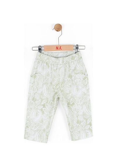 Nk Kids Kız Çocuk Sunflower Powder Pantolon Nk-51609 Yeşil