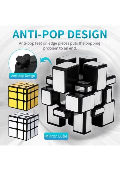 Meilong Mirror Cube Gold Edition 3x3x3 Akıl Küpü Zeka Küpü