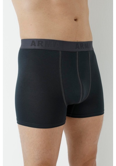 Arma Yıldız Erkek Füme Bambu Boxer 3'lü Paket-füme Füme