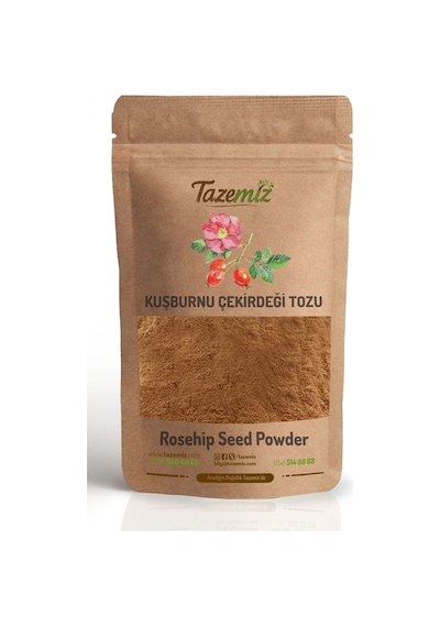 Tazemiz Kuşburnu Çekirdeği Tozu Unu 500 G