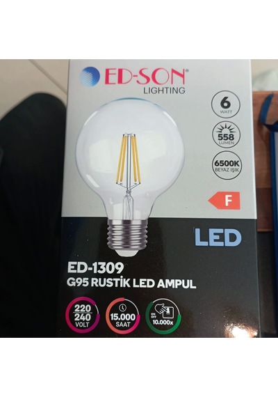 Ed-son 6 W Globe Led Ampul 6500k Beyaz Işık