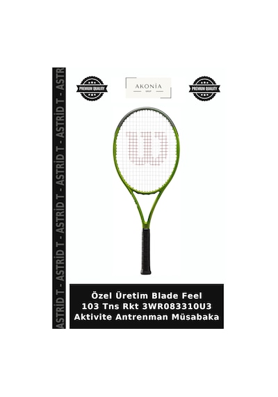 Özel Üretim Blade Feel 103 Tns Rkt 3wr083310u3 Aktivite Antrenman Müsabaka