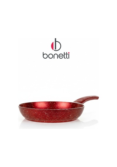 Bonetti Granit Tava - 24 Cm Kırmızı Kırmızı