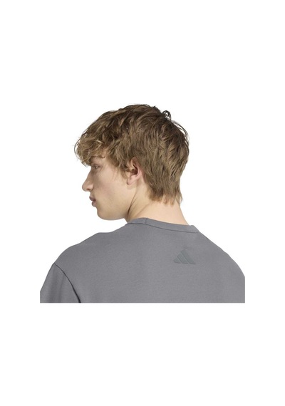 Adidas M Sl Gfx T Gri Erkek Tişört Kr1352