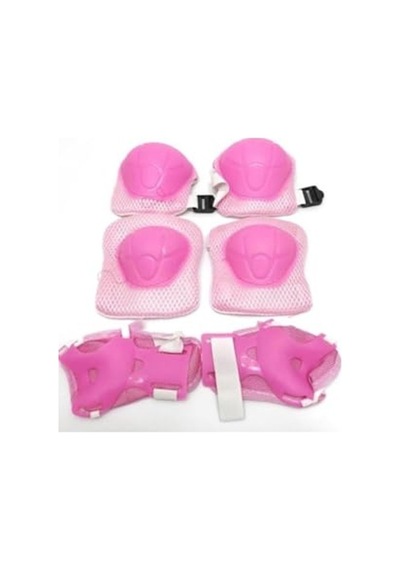 Koruyucu Set, Dizlik Ve Dirseklik İle 6 Parça Pembe Renk Seçeneğiyle