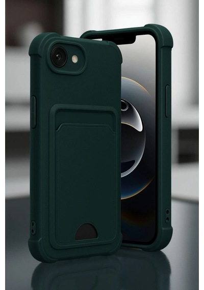 Apple İphone 16e Kelvin Kartvizitli Silikon - Bordo