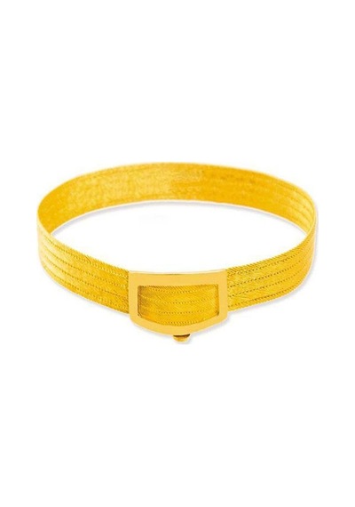 14 Ayar Altın Trabzon Hasır Bileklik 5 Sıra 15,00 Gram Sarı Altın