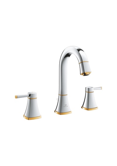 Grohe Gramdera 3 Delikli Lavabo Bataryası L-Boyut - 20619IG0 Altın - Krom