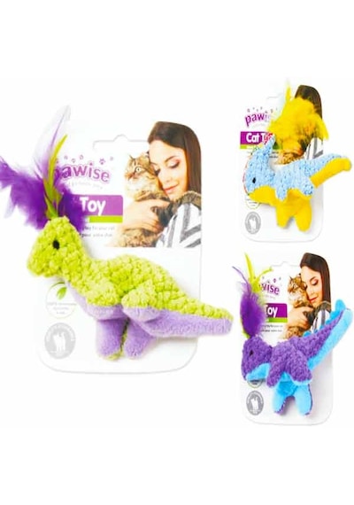 Pawise - 867 - Kumaş Oyuncak Meow - Csmo-tex - Meow Life-dinosaur