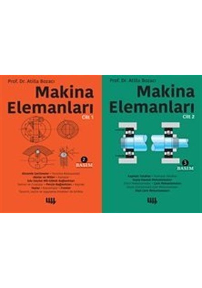 Makina Elemanları Seti  - 2 Kitap Takım  - Atilla Bozacı  - Literatür Yayıncılık