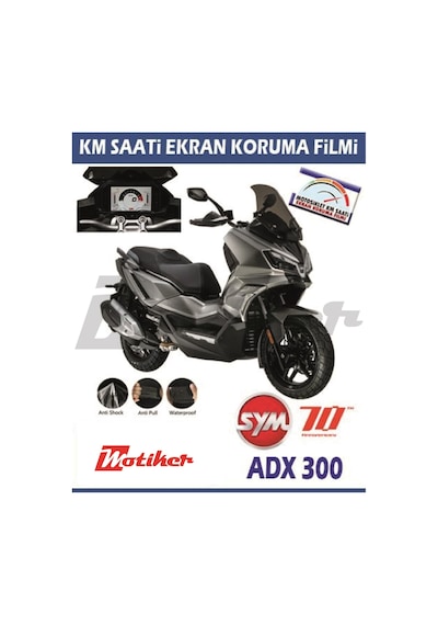 Sym Adx 300 2025 Motosiklet Ekran Km Koruyucu