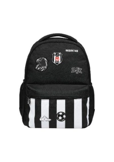 Beşiktaş Okul Çantası Dokuma Etiket Ve Baskı Detaylı 26375 Çok Renkli