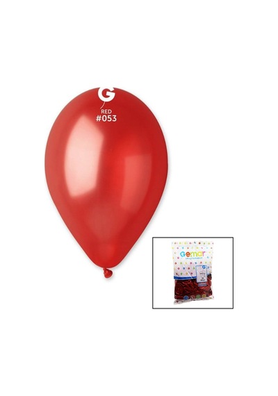 Gm-110-53 Metalik - Kırmızı Balon 11&amp Apos &amp Apos - 28cm - 100 Parça Bx40 Diğer