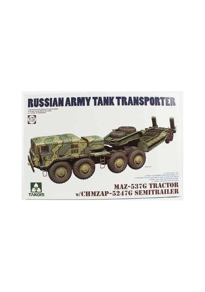 Takom 5004, 1/72 Maz-537g Çekici Ve Chmzap-5247g Römorku Plastik Maketi